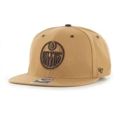 '47 BRAND Edmonton Oilers 47 Brand NHL Toffee Captain Hat Tan