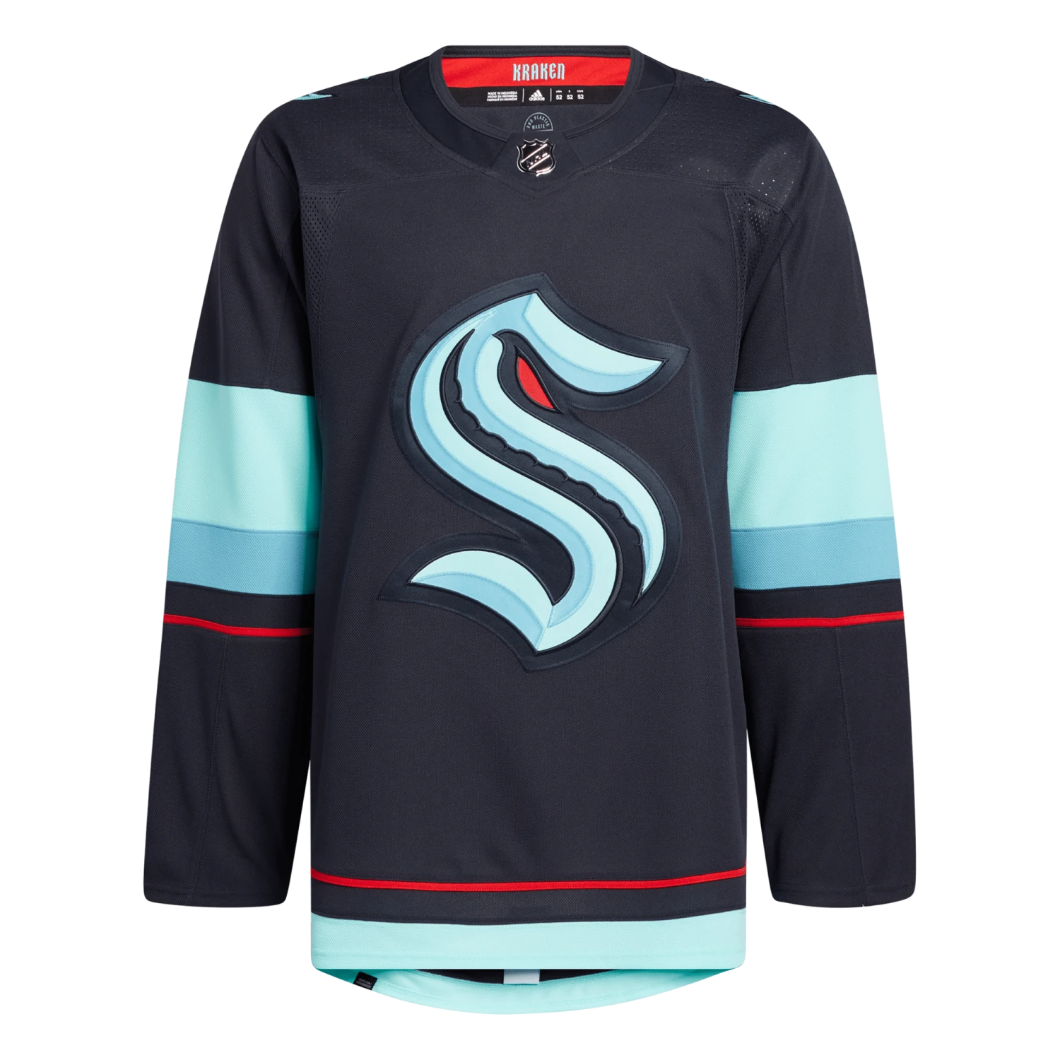 Seattle Kraken Home Adidas PrimeGreen Senior Jersey 3 Seattle Kraken Home Adidas PrimeGreen Senior Jersey