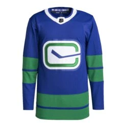 Vancouver Canucks Alternate Adidas PrimeGreen Senior Jersey