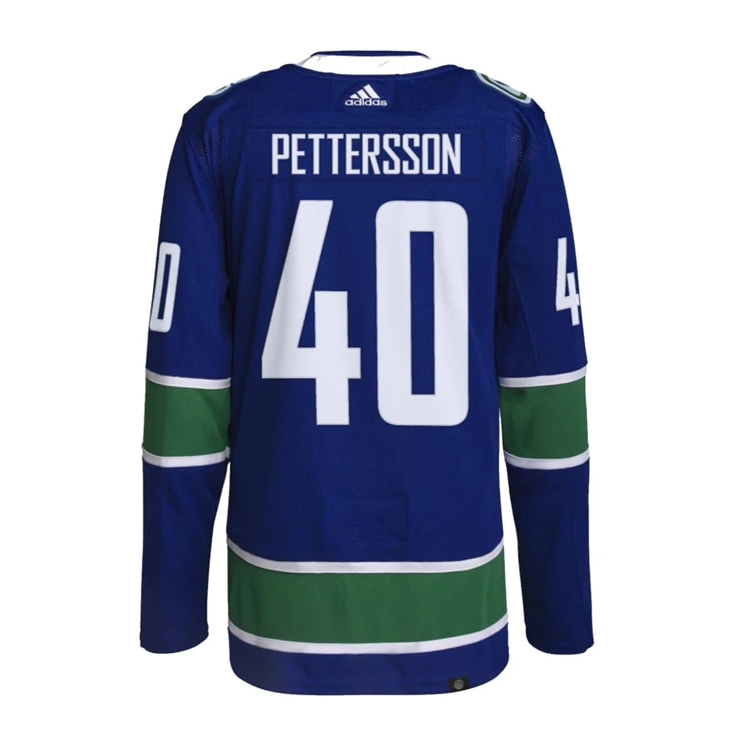 Vancouver Canucks Home Adidas PrimeGreen Senior Jersey - Elias Pettersson 4 Vancouver Canucks Home Adidas PrimeGreen Senior Jersey - Elias Pettersson - Image 2