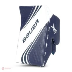 Bauer Vapor 2X Intermediate Goalie Blocker -The Hockey Shop bauer blockers bauer vapor 2x intermediate goalie blocker white navy regular 28741217255490