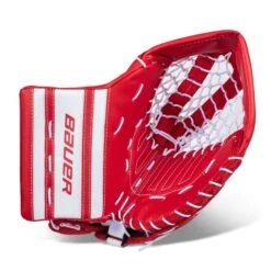 Bauer GSX Intermediate Goalie Catcher S20 -The Hockey Shop bauer catchers bauer gsx intermediate goalie catcher red regular 28743621836866