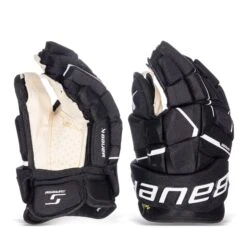 Bauer Supreme M5 Pro Intermediate Hockey Gloves -The Hockey Shop bauer gloves bauer supreme m5 pro intermediate hockey gloves black white 12 30597265326146