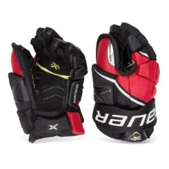 Bauer Vapor 2X Pro Junior Hockey Gloves -The Hockey Shop bauer gloves bauer vapor 2x pro junior hockey gloves black red 10 28743796195394