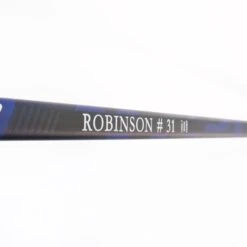 Bauer Supreme NHL Custom Senior Goalie Stick - Mike Robinson 9 Bauer Supreme NHL Custom Senior Goalie Stick - Mike Robinson -The Hockey Shop bauer goalie sticks bauer supreme nhl custom senior goalie stick mike robinson silver blue p31 l 24 5 28904387674178