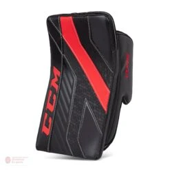 CCM Axis Senior Goalie Blocker -The Hockey Shop ccm blockers ccm axis senior goalie blocker black red black regular 28741224890434