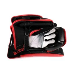 CCM Extreme Flex 4 Pro Stock Senior Goalie Blocker - Louis Domingue -The Hockey Shop ccm blockers ccm extreme flex 4 pro stock senior goalie blocker louis domingue red black full right 29069774291010