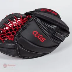 CCM Axis Senior Goalie Catcher - 600 Break Angle -The Hockey Shop ccm catchers ccm axis senior goalie catcher 600 break angle black red black regular 14364028665922
