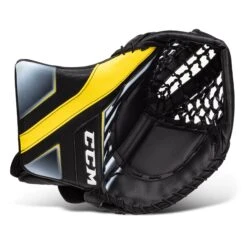 CCM Axis Senior Goalie Catcher -The Hockey Shop ccm catchers ccm axis senior goalie catcher black yellow regular 28743581433922