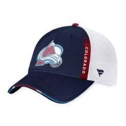 Colorado Avalanche Fanatics Authentic Pro Draft Structured Trucker Hat