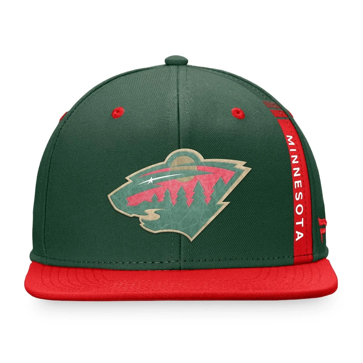 Minnesota Wild Fanatics Authentic Pro Draft Snapback Hat 4 Minnesota Wild Fanatics Authentic Pro Draft Snapback Hat - Image 2