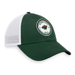Minnesota Wild Fanatics Iconic Gradient Structured Trucker Hat -The Hockey Shop fanatics hats minnesota wild fanatics iconic gradient structured trucker hat osfa 30358417932354