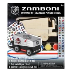 NHL Zamboni Wood Craft Paint Kit