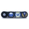 Buffalo Sabres Inglasco NHL Logo Hockey Puck (4 Pack)