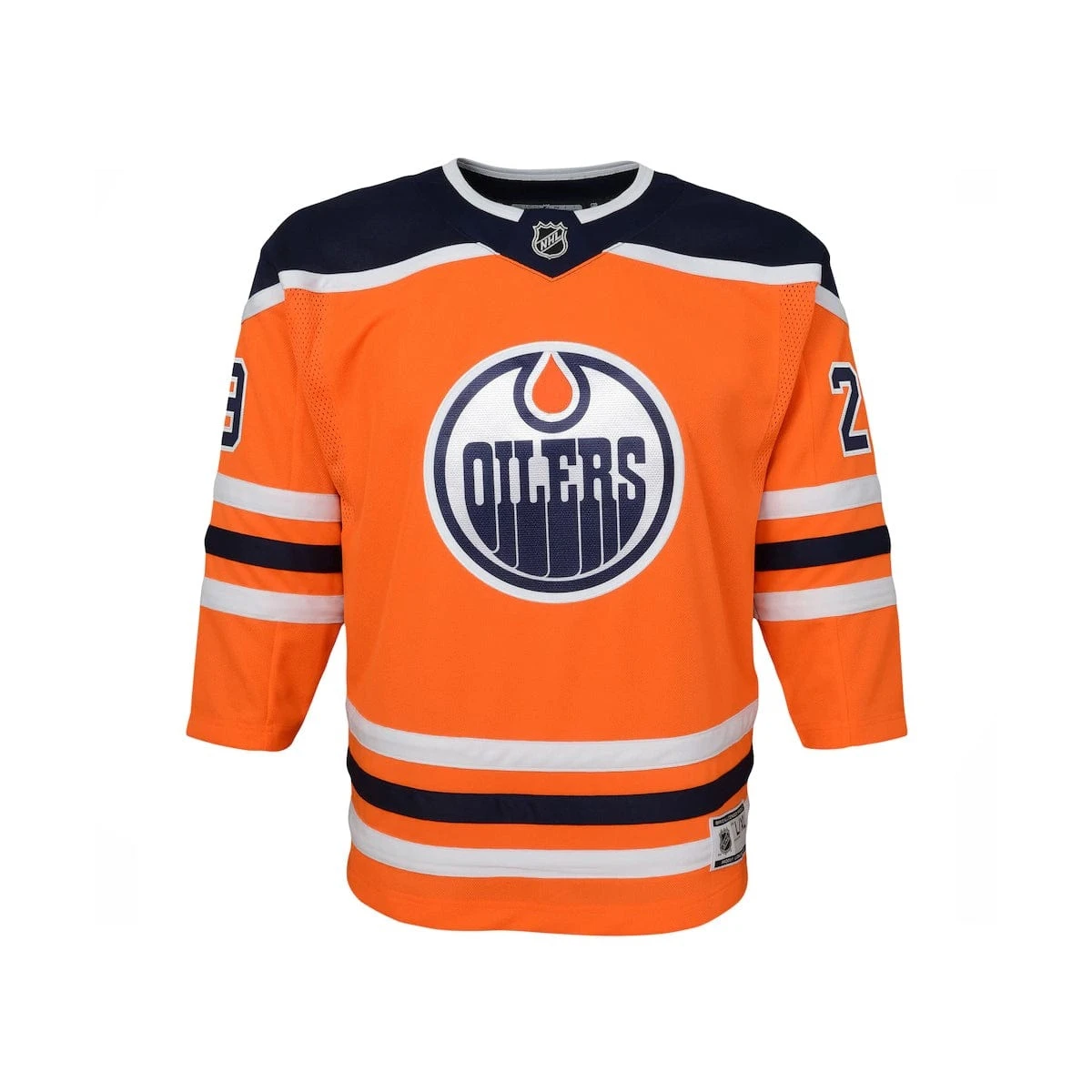 Edmonton Oilers Home Outer Stuff Premier Junior Jersey - Leon Draisaitl 4 Edmonton Oilers Home Outer Stuff Premier Junior Jersey - Leon Draisaitl - Image 2