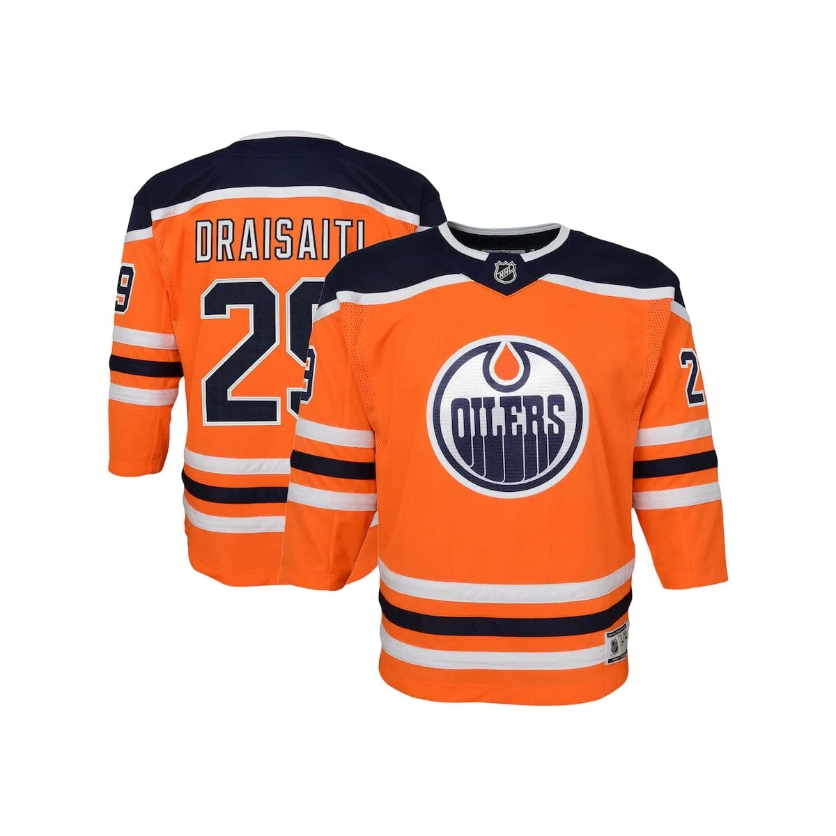 Edmonton Oilers Home Outer Stuff Premier Junior Jersey - Leon Draisaitl 3 Edmonton Oilers Home Outer Stuff Premier Junior Jersey - Leon Draisaitl