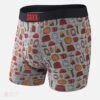 Saxx Ultra Boxers - Grey Heather Lumberjack -The Hockey Shop saxx underwear saxx ultra boxers grey heather lumberjack s 14954105897026