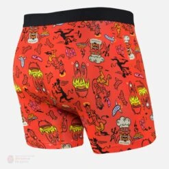Saxx Vibe Boxers - Red Halloweenie -The Hockey Shop saxx underwear saxx vibe boxers red halloweenie 14954249125954