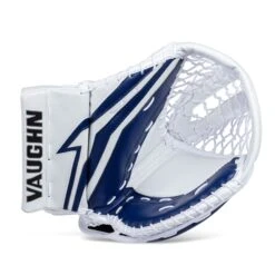 Vaughn Velocity V9 Intermediate Goalie Catcher -The Hockey Shop vaughn catchers vaughn velocity v9 intermediate goalie catcher white blue regular 28743622819906
