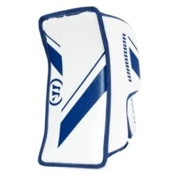 Warrior Ritual G4 Youth Goalie Blocker -The Hockey Shop warrior blockers warrior ritual g4 youth goalie blocker white blue regular 28743419232322